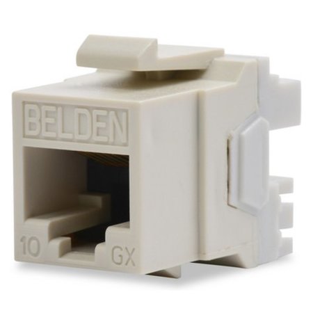 Belden 1-PORT MOD JACK 8W8P UTP, T568A/B CAT6A IP10 KEYCONNECT AX102286
